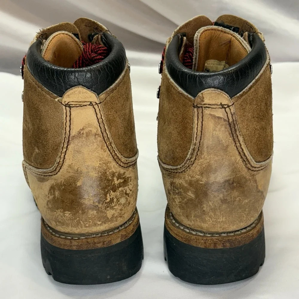 Vintage Dexter Mountaineer‎ Alpine Hiking Boots Men's 6 Women's 7 USA
